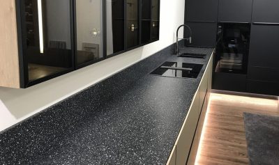 Cuart Taurus Terazzo Black